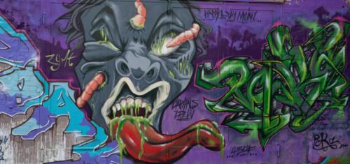 Graffiti Fratze