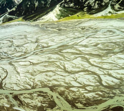 Kluane National Park Gletscherfluss