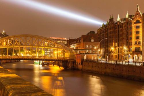 Speicherstadt Hamburg Lichtverbindung